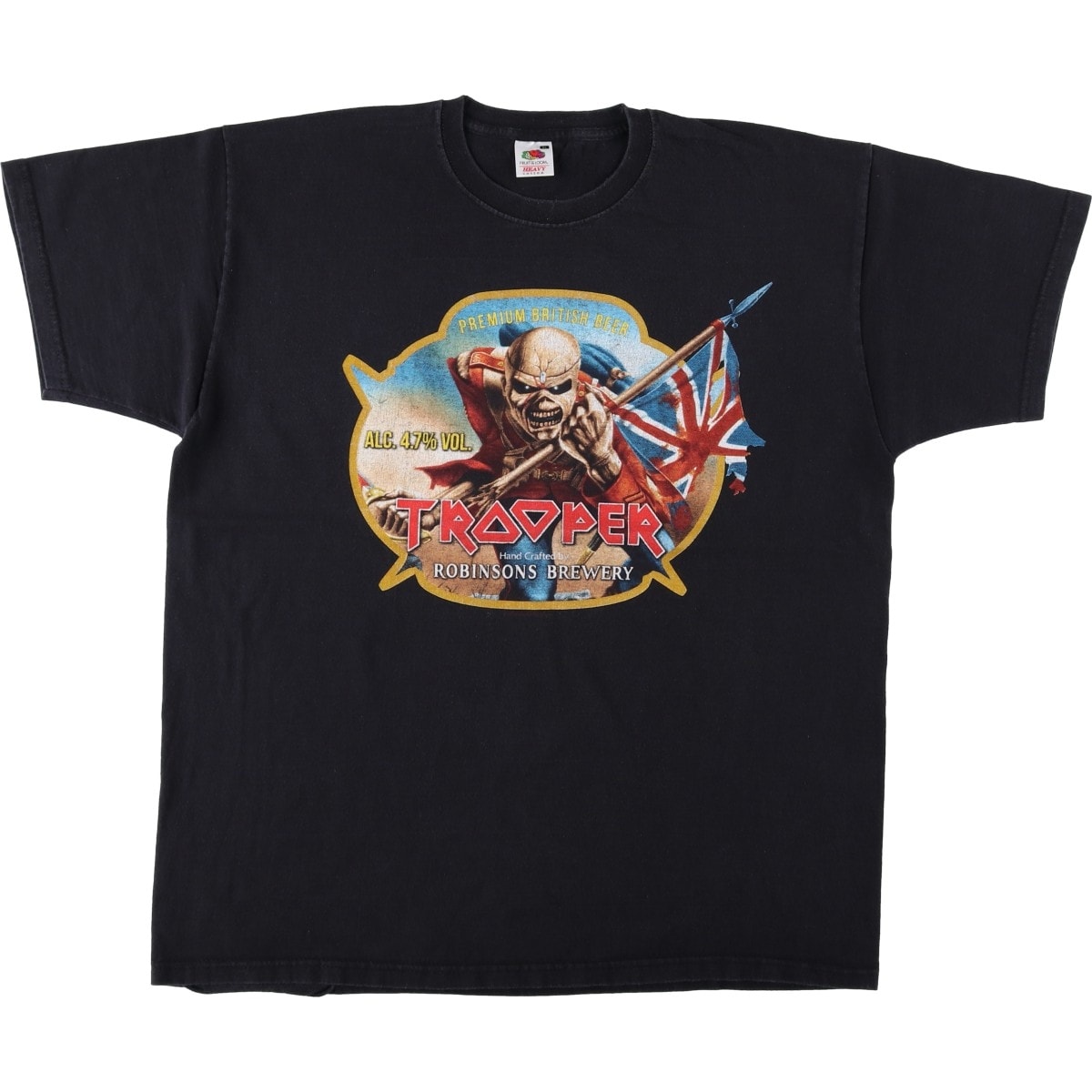 古着 フルーツオブザルーム FRUIT OF THE LOOM HEAVY COTON IRON MAIDEN アイアンメイデン バンドTシャツ バンT メンズXL相当/eaa651828