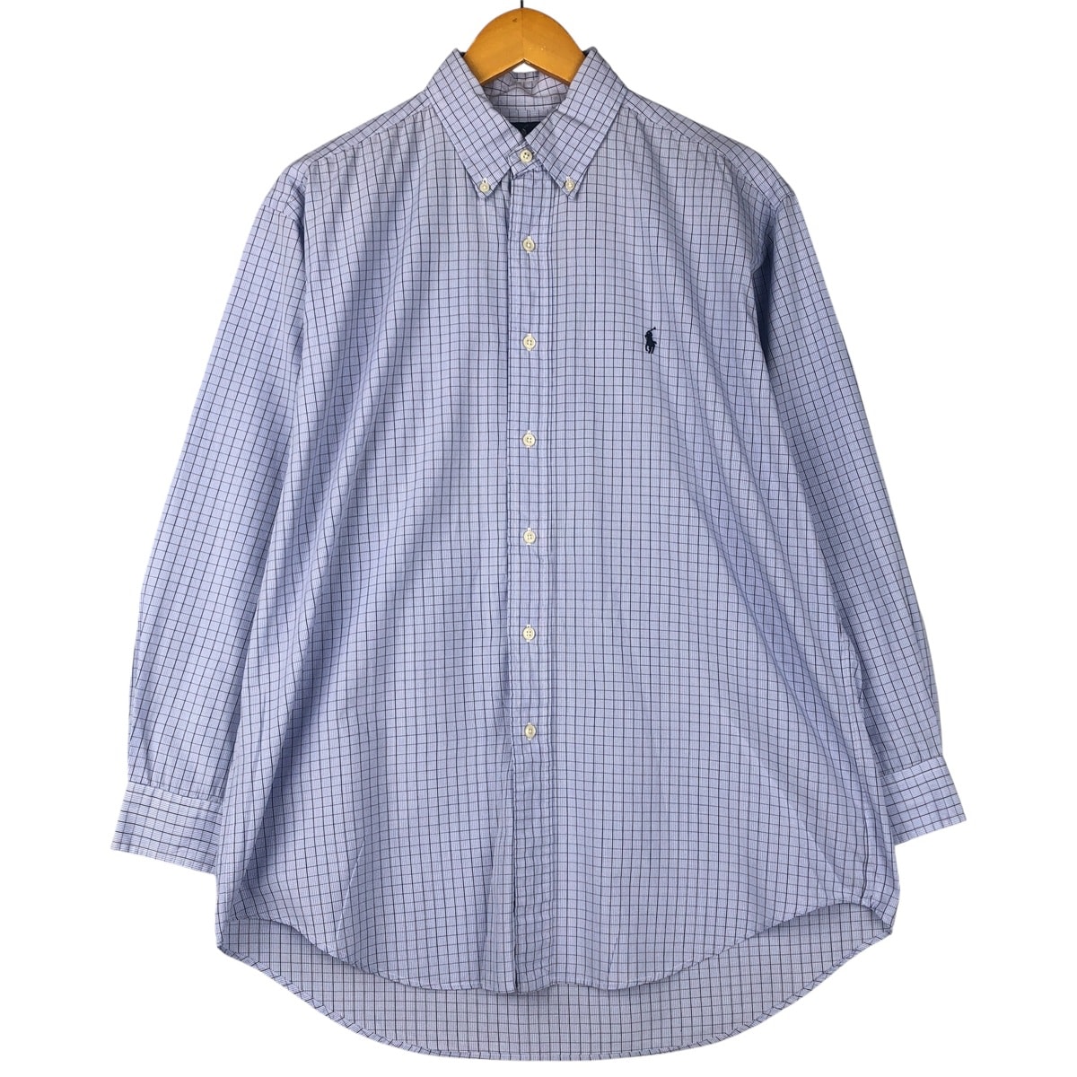 古着 ラルフローレン Ralph Lauren YARMOUTH 長袖 ボタンダウンチェックシャツ メンズL相当/eaa599095
