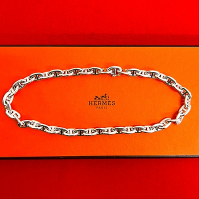 HERMES エルメス シェーヌダンクル PM ネックレス 44コマ シルバー925 ネックレス シルバー
20757