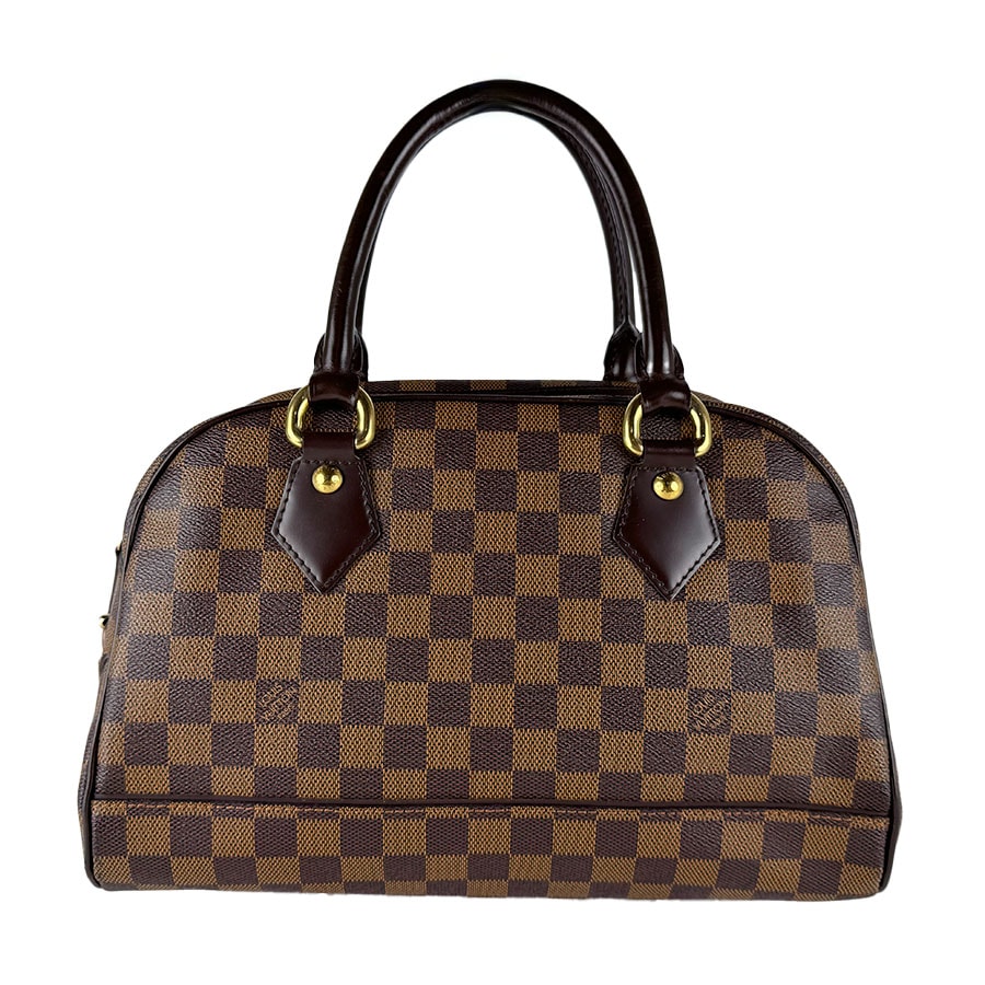 ルイ ヴィトン LOUIS VUITTON ハンドバッグ ダミエ ドゥオモ ダミエキャンバス エベヌ レディース N60008【中古】 z10784