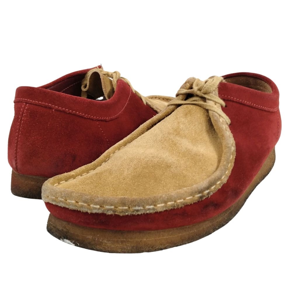 SUPREME シュプリーム × Clarks クラークス 2-Tone Wallabee Boot 2トーン ワラビー スウェード ブーツ シューズ 34610