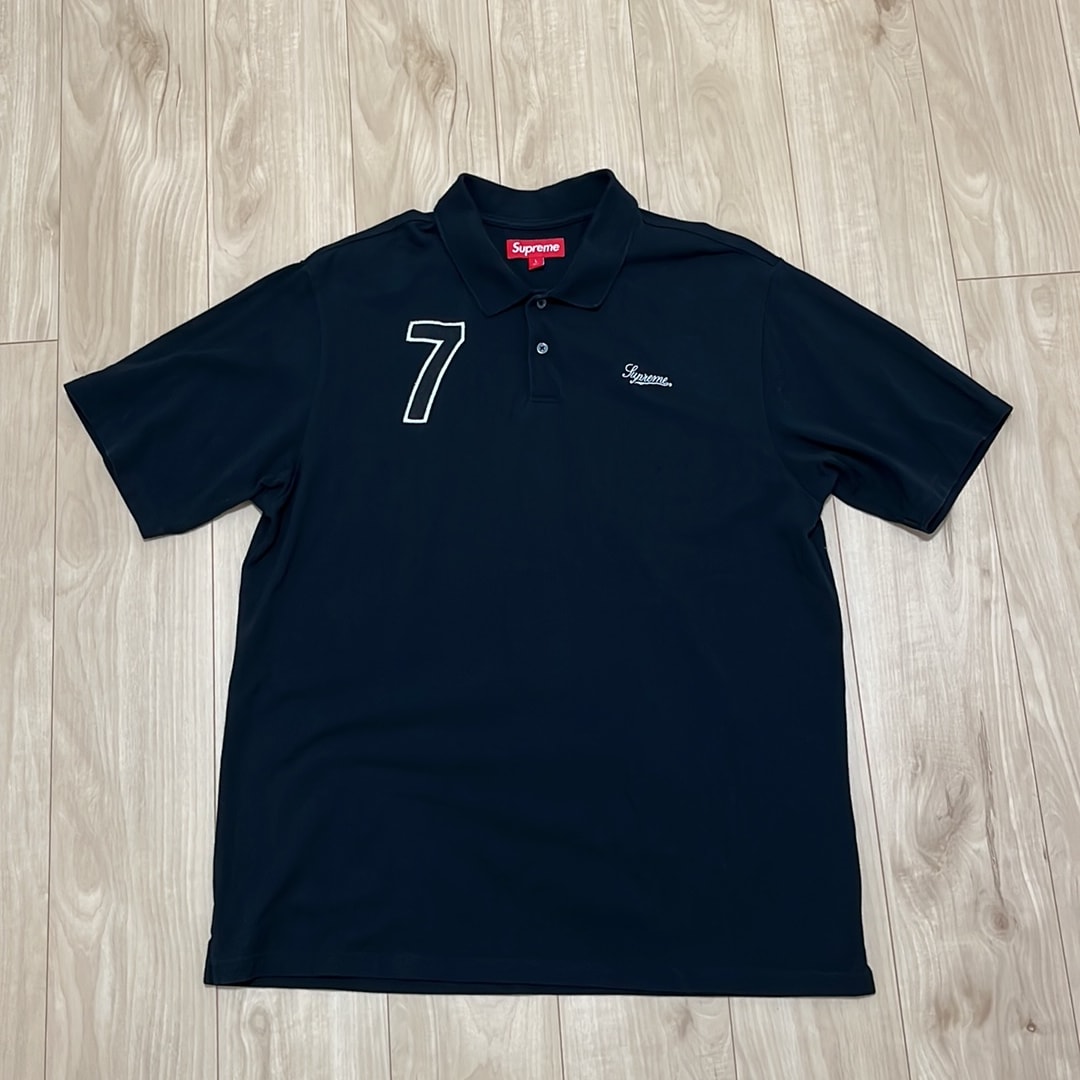 Supreme Cursive Polo "Black"