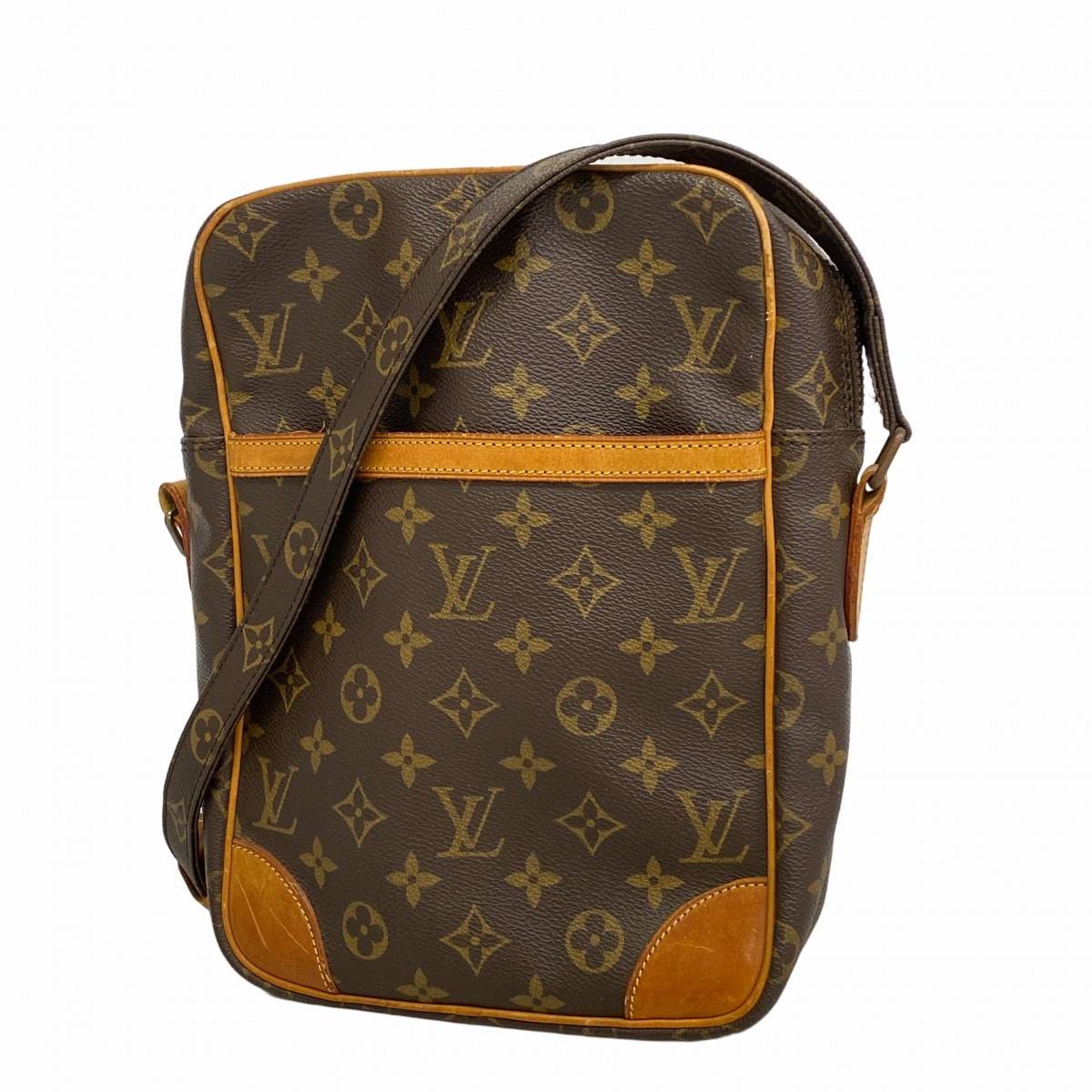 【6dc3017】ルイヴィトン ショルダーバッグ モノグラム ダヌーブMM M45264 ブラウン【中古】レディース