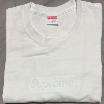 Supreme Tonal Box Logo Tee "White"