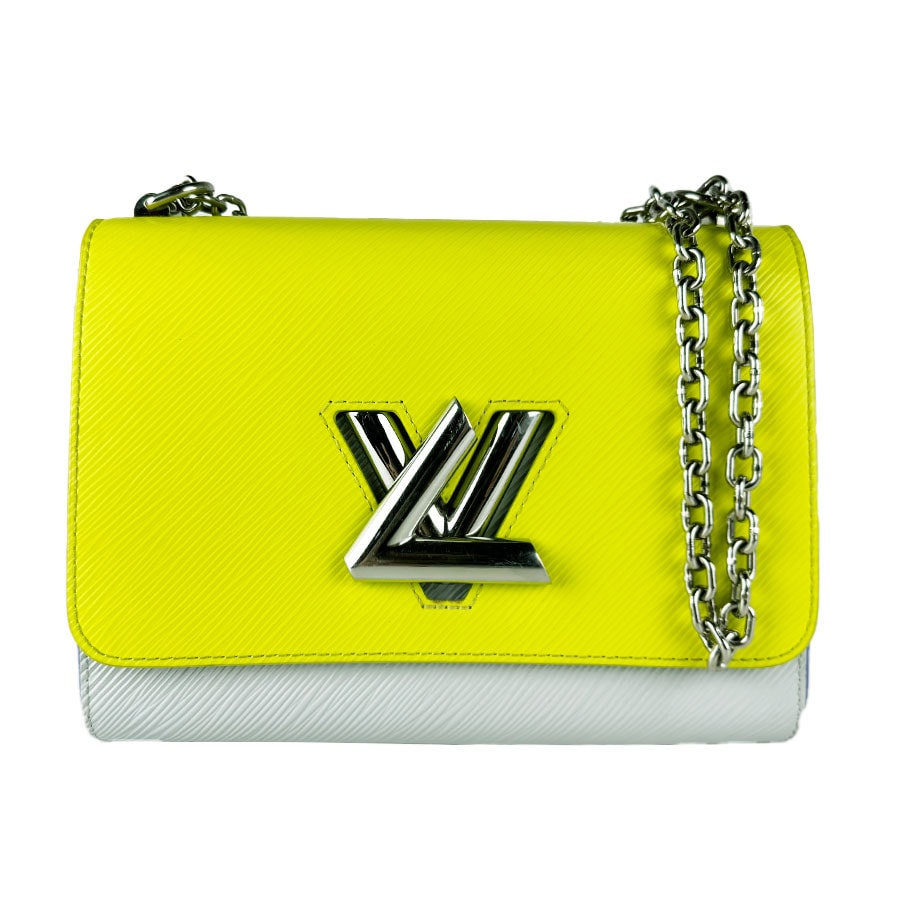 ルイ ヴィトン LOUIS VUITTON ショルダーバッグ エピ ツイストMM エピレザー イエロー/グレー/パープル レディース【中古】 z10817