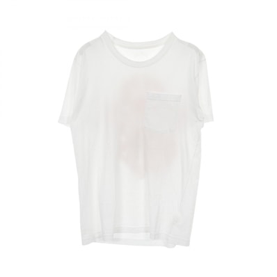 クロムハーツ CHROME HEARTS ヴァインダガー バックプリント カットソー 衣料品 トップス コットン メンズ ホワイト系 【中古】