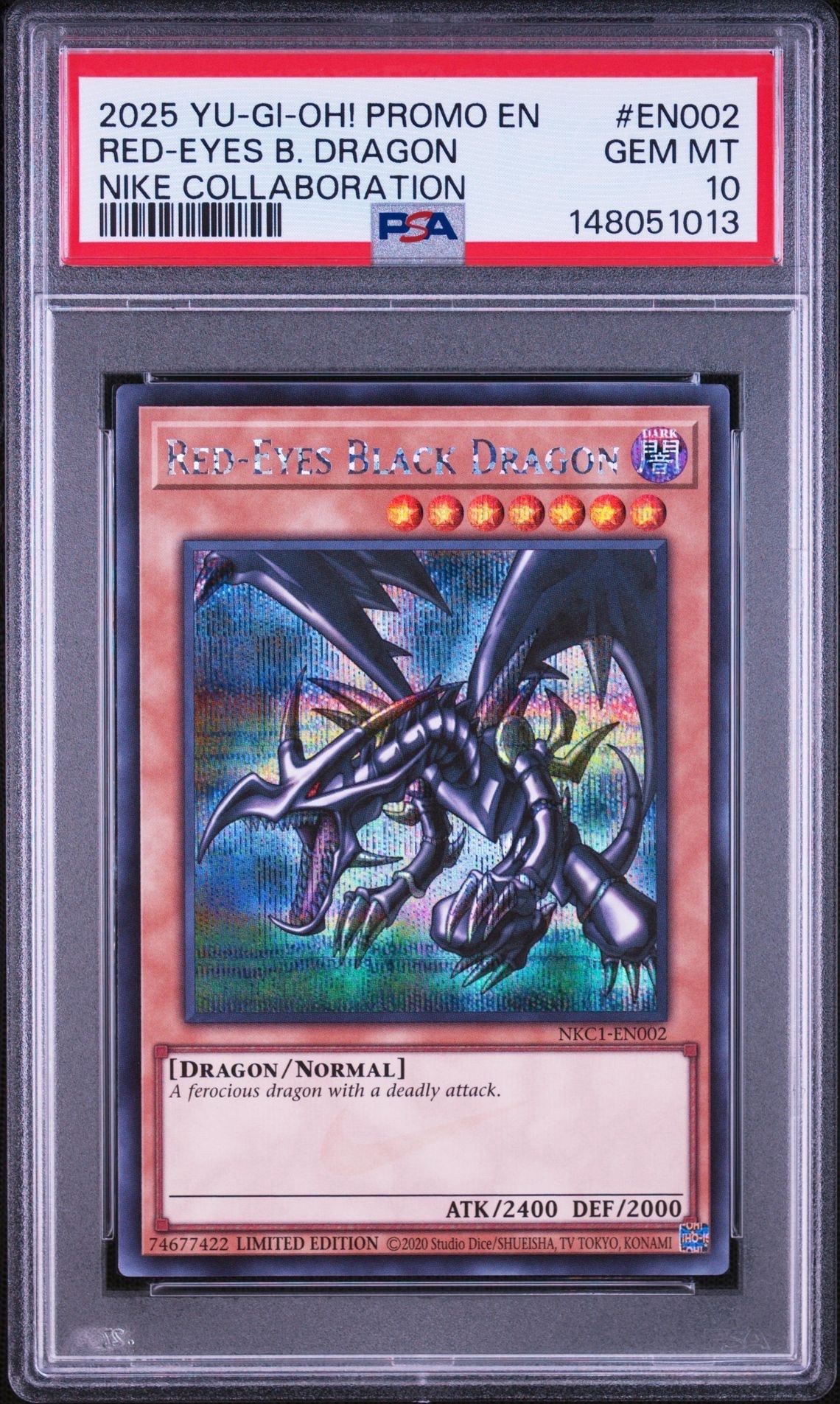 真紅眼の黒竜 SE [NKC1-EN002](遊戯王 x ナイキ エアーマックス 95 QS エアーマッスル House of Duel - 童実野町決闘遊戯館 限定プロモ) 