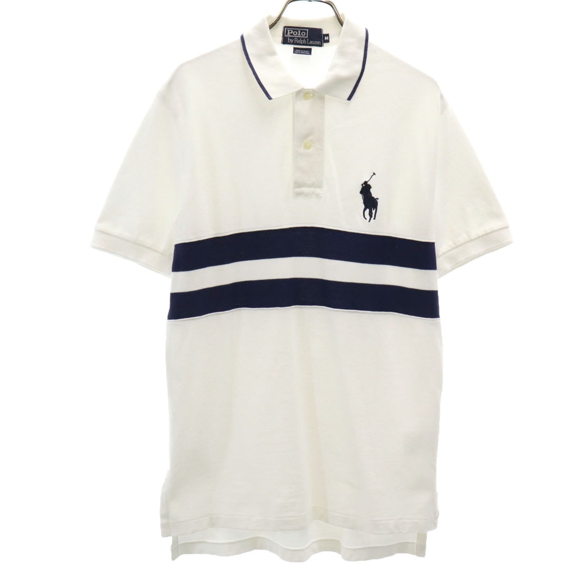 Polo by Ralph Lauren ポロバイラルフローレン 半袖 ポロシャツ M ホワイト