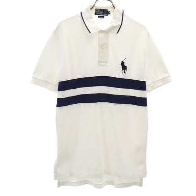 Polo by Ralph Lauren ポロバイラルフローレン 半袖 ポロシャツ M ホワイト