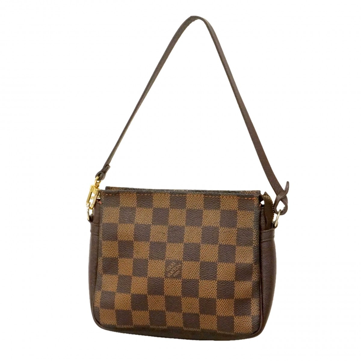 【6dc2484】ルイヴィトン ポーチ ダミエ トゥルースメイクアップ N51982 エベヌ【中古】レディース