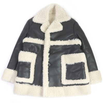 sacai Faux Shearling Blouson "Black"