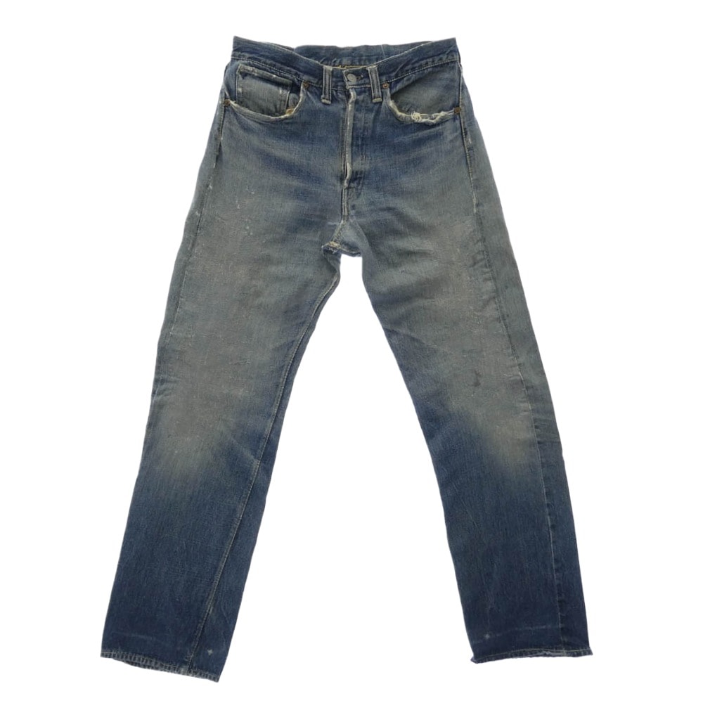 Levi's リーバイス デニムパンツ ヴィンテージ オリジナル 40s S501XX 大戦モデル 社名入りボタン デニムパンツ インディゴブルー系【中古】
