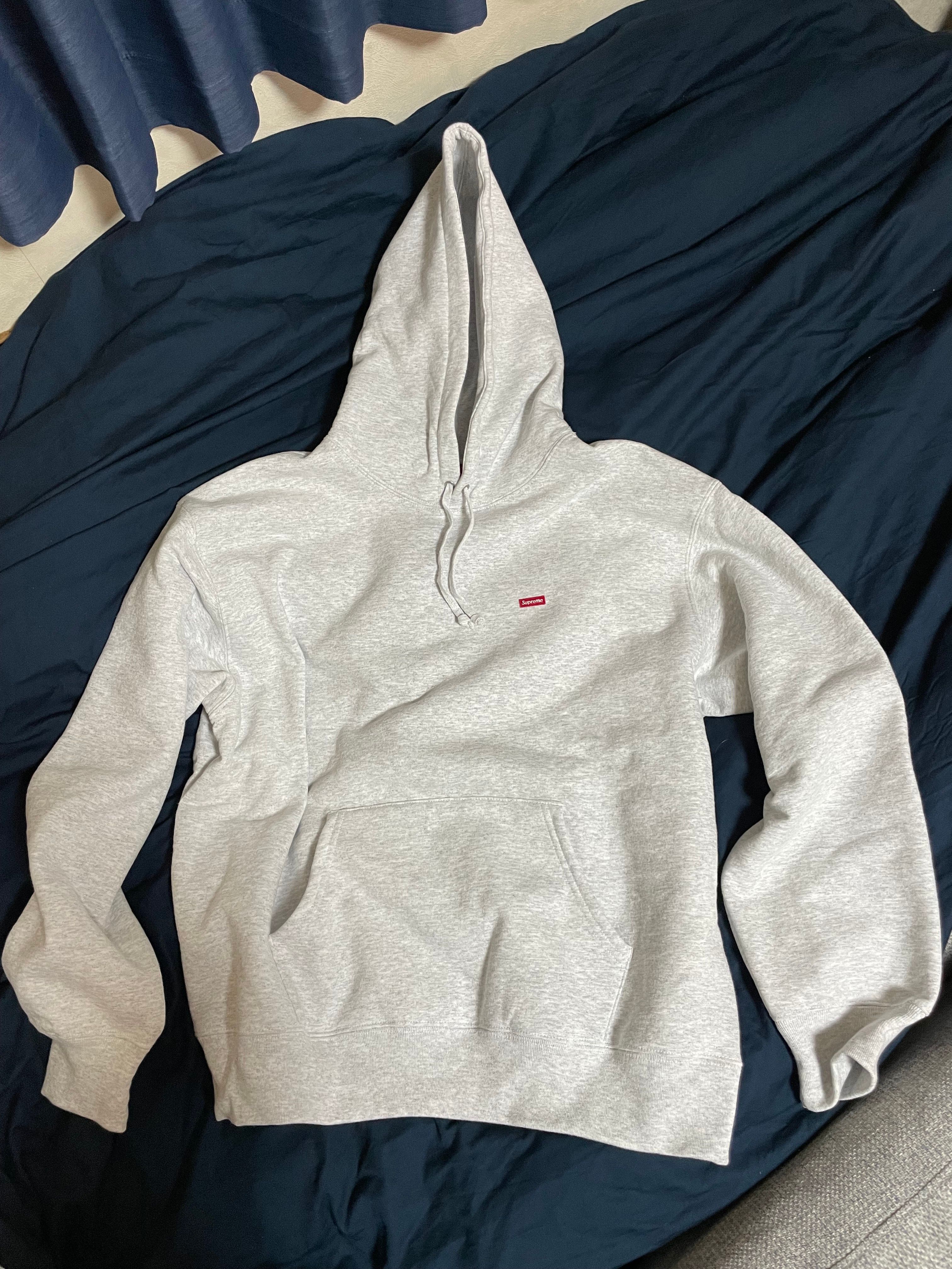 Supreme Small Box Hooded Sweatshirt "Ash Grey" (24FW)