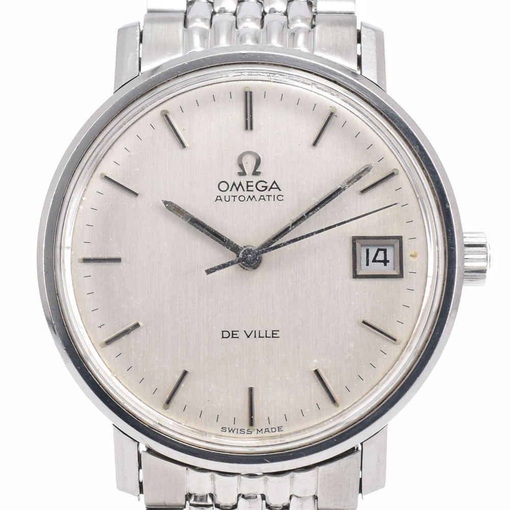 オメガ OMEGA 166.0086 デビル Cal.1002 デイト シルバー 自動巻き メンズ 腕時計 G#149884