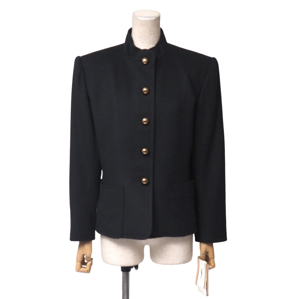 ■未使用品■YVES SAINT LAURENT イヴ・サンローラン ヴィンテージ ジャケット サイズM スタンドカラー 20260410/RA8770