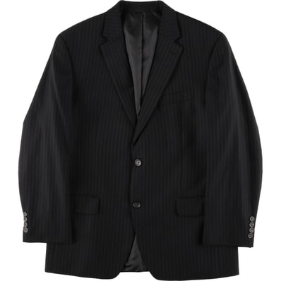 古着 ラルフローレン Ralph Lauren LAUREN ローレン ストライプ柄 ウールテーラードジャケット メンズM相当/eaa615953