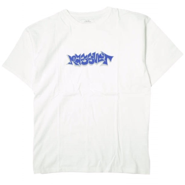 PACCBET ラスベート Graffiti Logo Tee グラフィックロゴプリントTシャツ XL ホワイト 半袖 Gosha Rubchinskiy トップス g18490