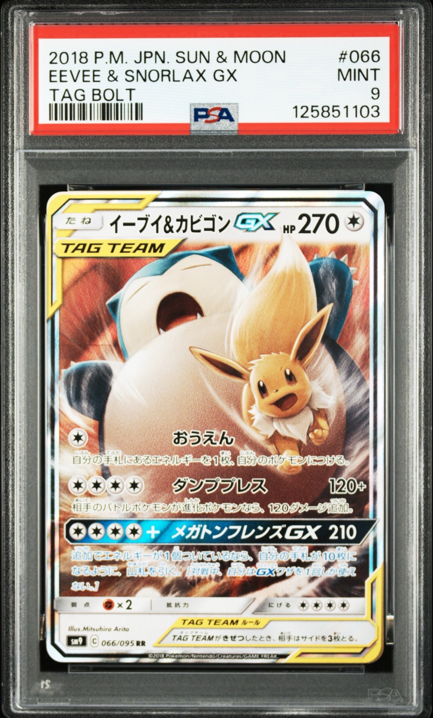 イーブイ&カビゴンGX RR [SM9 066/095](拡張パック「タッグボルト」)