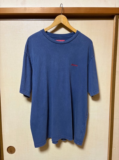 Supreme Washed S/S Top (26SS) "Navy"
