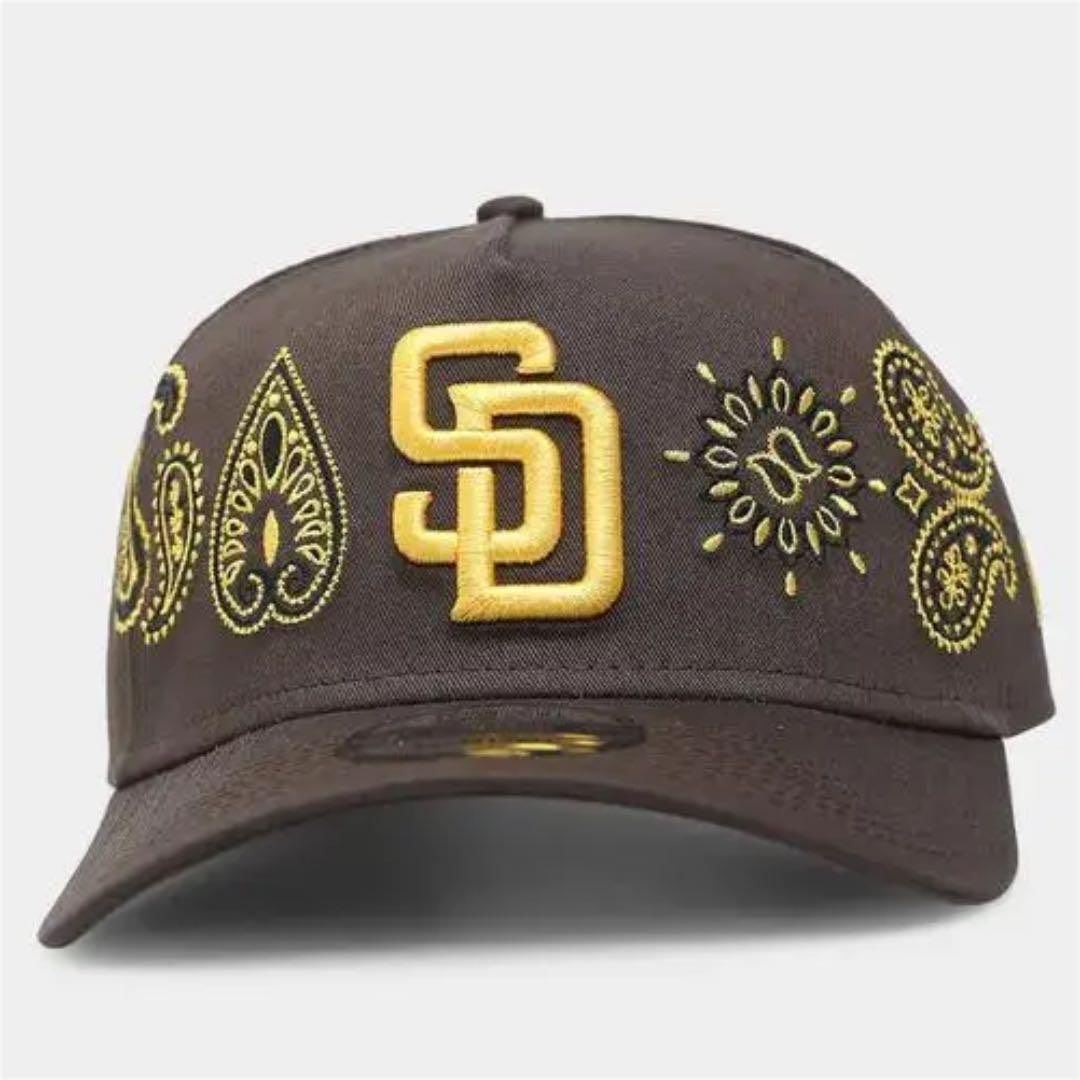 新品 海外限定★ ニューエラ SD パドレス 9 forty ペーズリー 