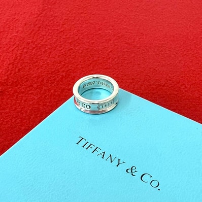 TIFFANY&Co. ティファニー ナローリング シルバー925 リング・指輪 7.5号 シルバー
74915