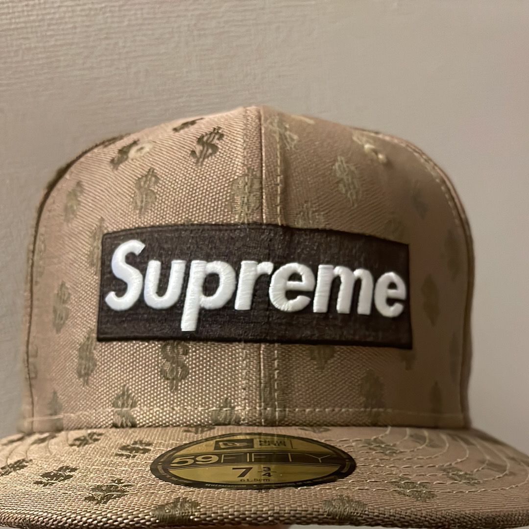 Supreme Monogram Box Logo New Era "Brown"