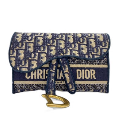 ディオール Dior サドルスリムポーチ オブリーク ウエストバッグ【中古】