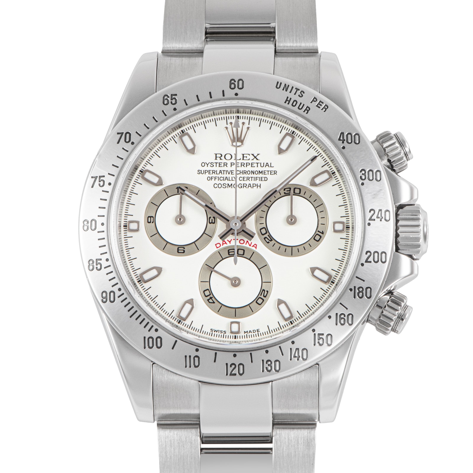 ROLEX ロレックス デイトナ 116520 K番 アイボリー ステンレススチール【中古】