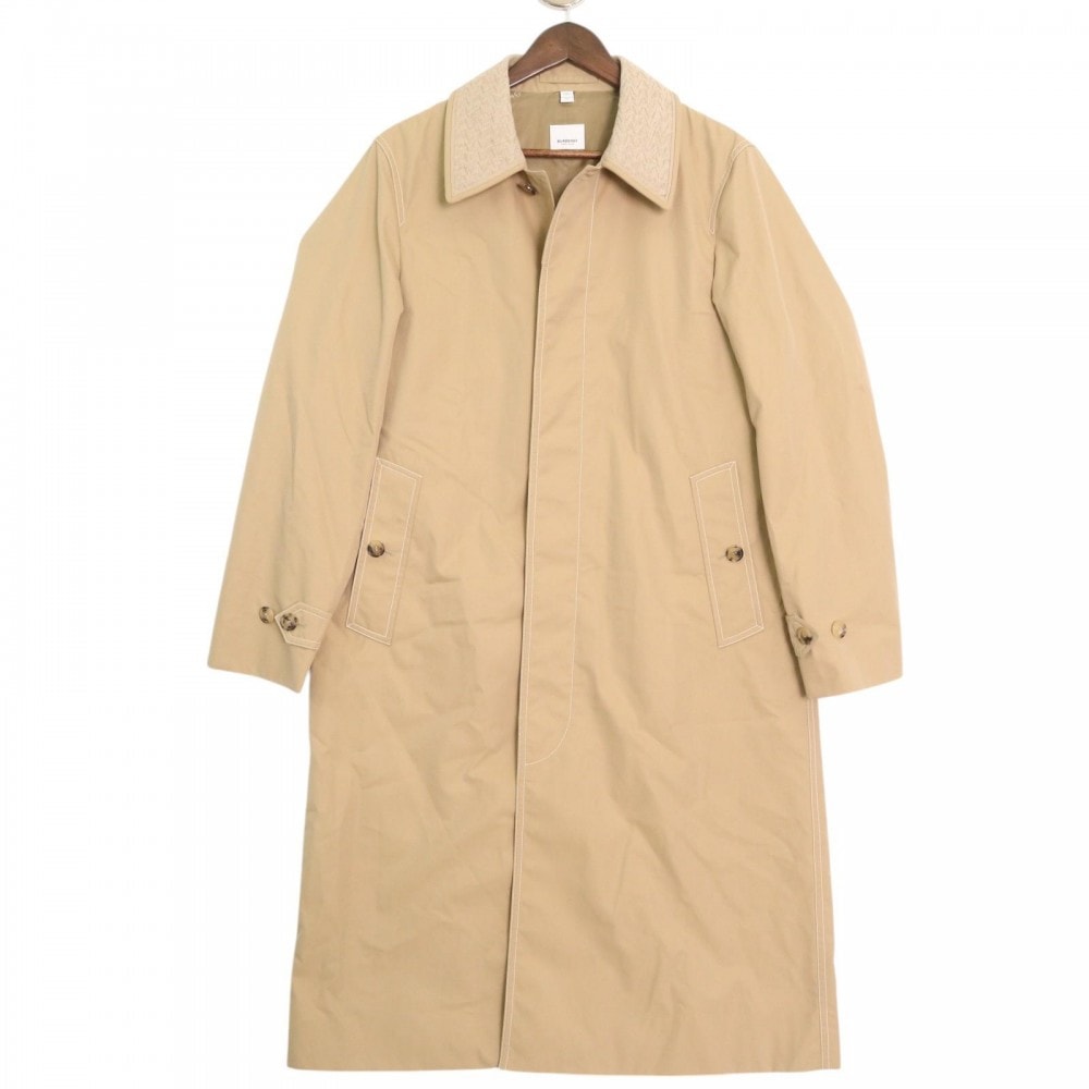 BURBERRY バーバリー トレンチコート ロングコート アウター アパレル 服 46 4558080 ベージュ コットン レディース 春 秋【中古品】