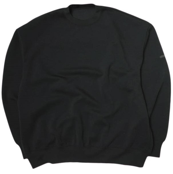 新品 N.HOOLYWOOD COMPILE LINE エヌハリウッド ミスターハリウッド コンパイルライン 25SS 日本製 SWEATSHIRT ダンボールニット スウェットシャツ 2251-CS09-018 peg 40 BLACK クルーネック