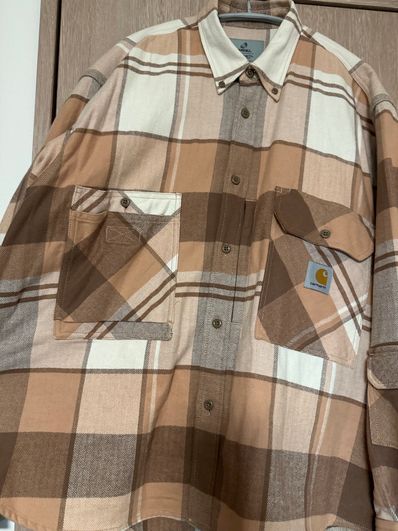 Carhartt WIP x INVINCIBLE with Shinsuke Nakada L/S Work Shirt Max "Coca Mocha"