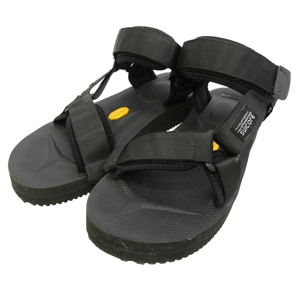SUICOKE スイコック サンダル ブラック系 23cm【中古】