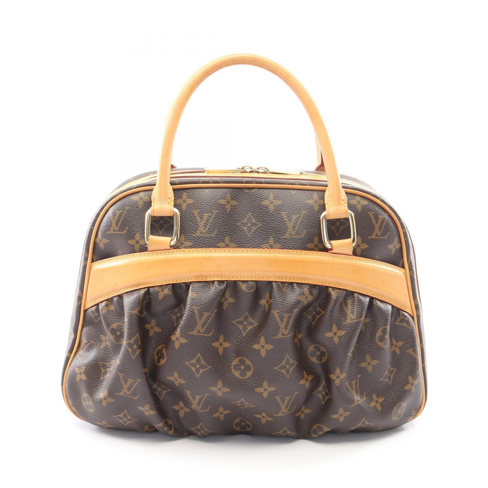 ルイ・ヴィトン LOUIS VUITTON ミツィ ハンドバッグ バッグ PVCコーティングキャンバス レザー モノグラム レディース ブラウン系 M40058 【中古】