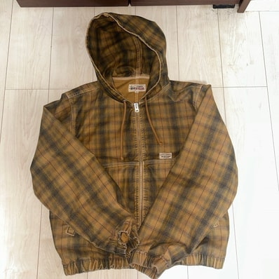 Stussy Work Jacket Unlined Plaid "Brown"