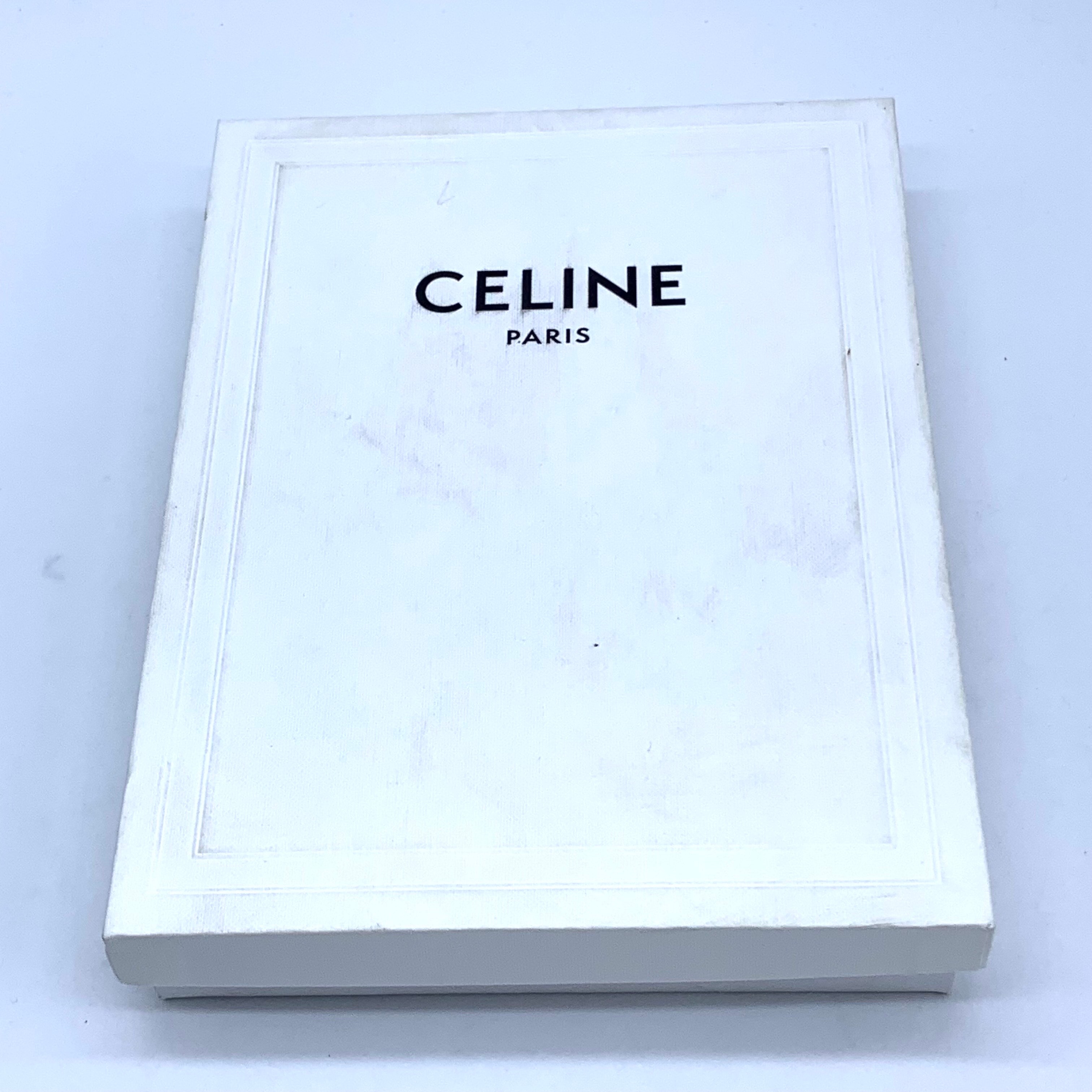 セリーヌ ロゴエングレイブ チェーンネックレス シルバー