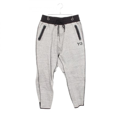 ワイスリー Y-3 ドロップクロッチ パンツ 衣料品 ボトムス ポリエステル メンズ グレー系 / ブラック系 AP2440 【中古】