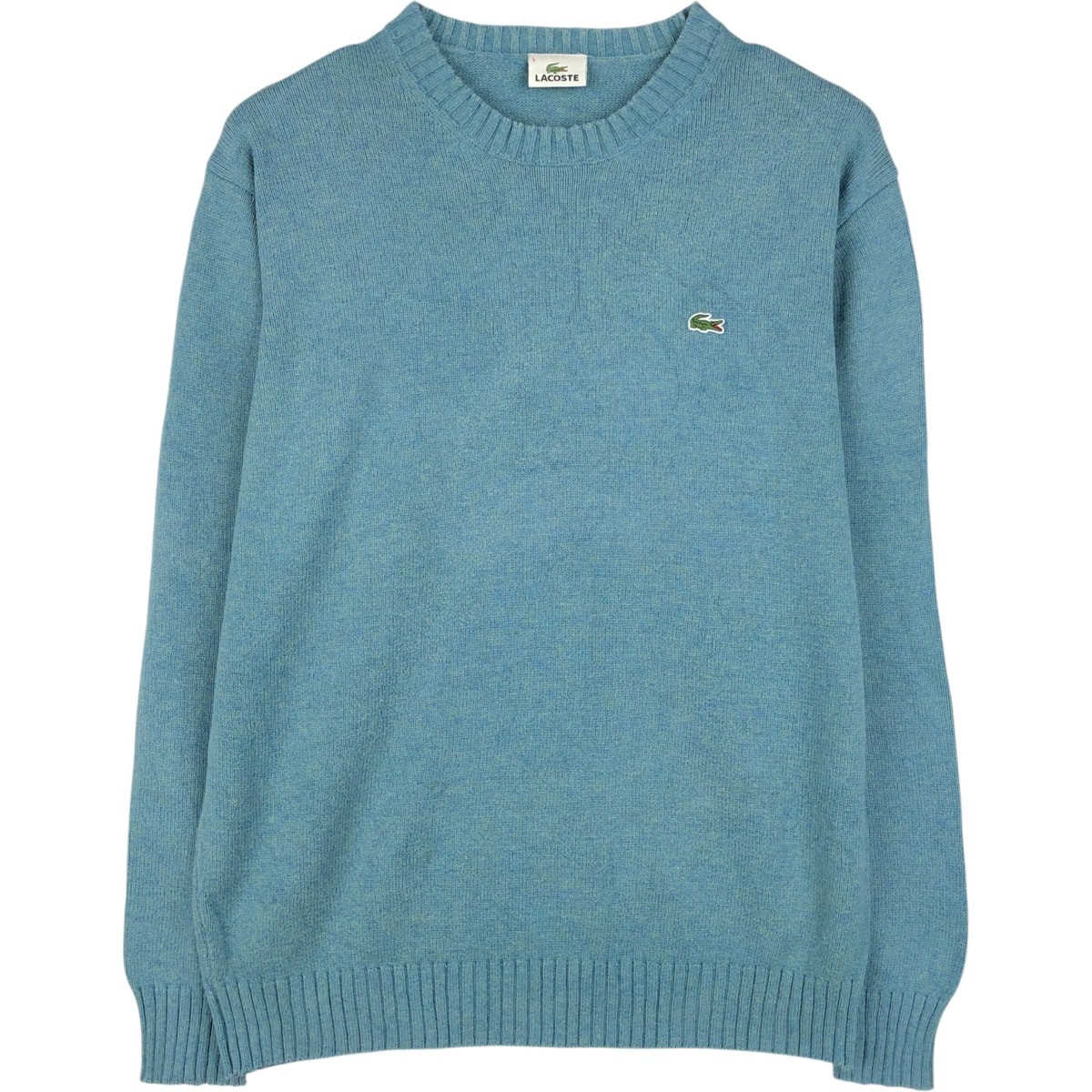 古着 ラコステ LACOSTE コットンニットセーター 5 メンズL相当/eaa645912