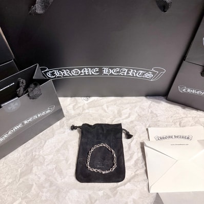 Chrome Hearts Paper Chain Bracelet "Silver"