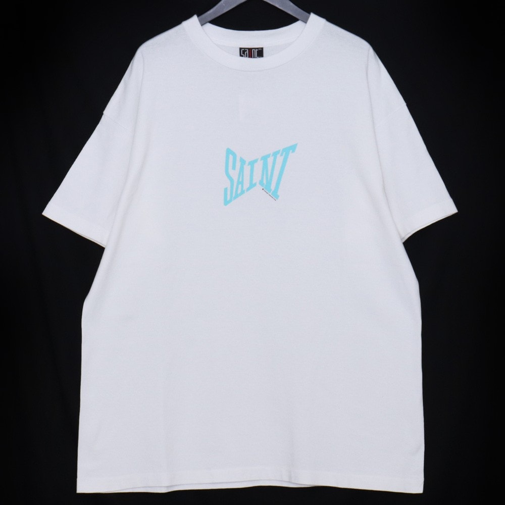 SAINT Mxxxxxx 24SS SS Tee / Ribon Saint "White/Blue"