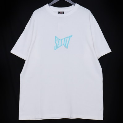 SAINT Mxxxxxx 24SS SS Tee / Ribon Saint "White/Blue"