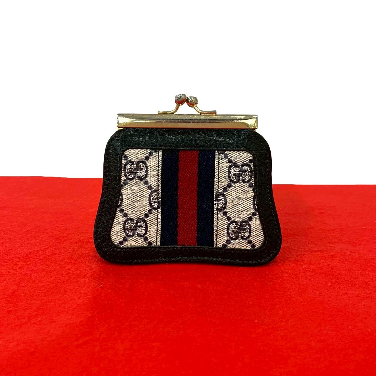 B (目立った傷や汚れなし)】GUCCI グッチ シェリーライン GG ロゴ 柄