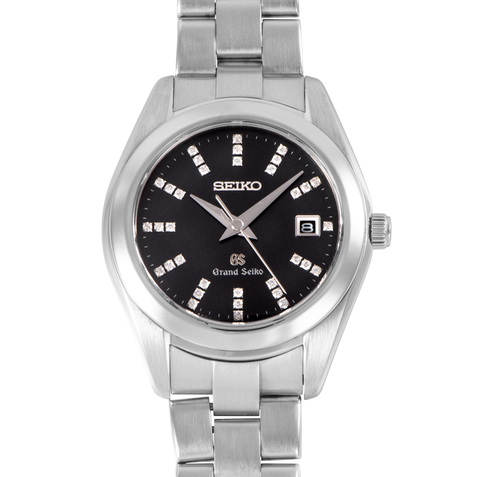 SEIKO セイコー グランドセイコー STGF071 ブラックシェル ステンレススチール【中古】