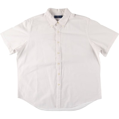 古着 ラルフローレン Ralph Lauren シアサッカー 半袖 ボタンダウンシャツ メンズXXL相当/eaa534566
