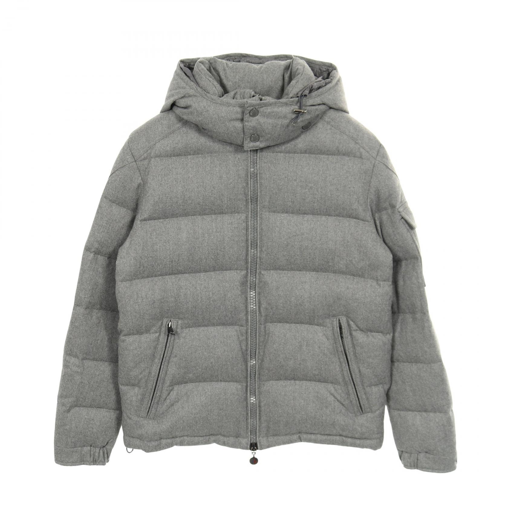 モンクレール MONCLER MONTGENEVRE モンジュネーヴル ダウンジャケット 衣料品 アウター ウール メンズ グレー系 【中古】