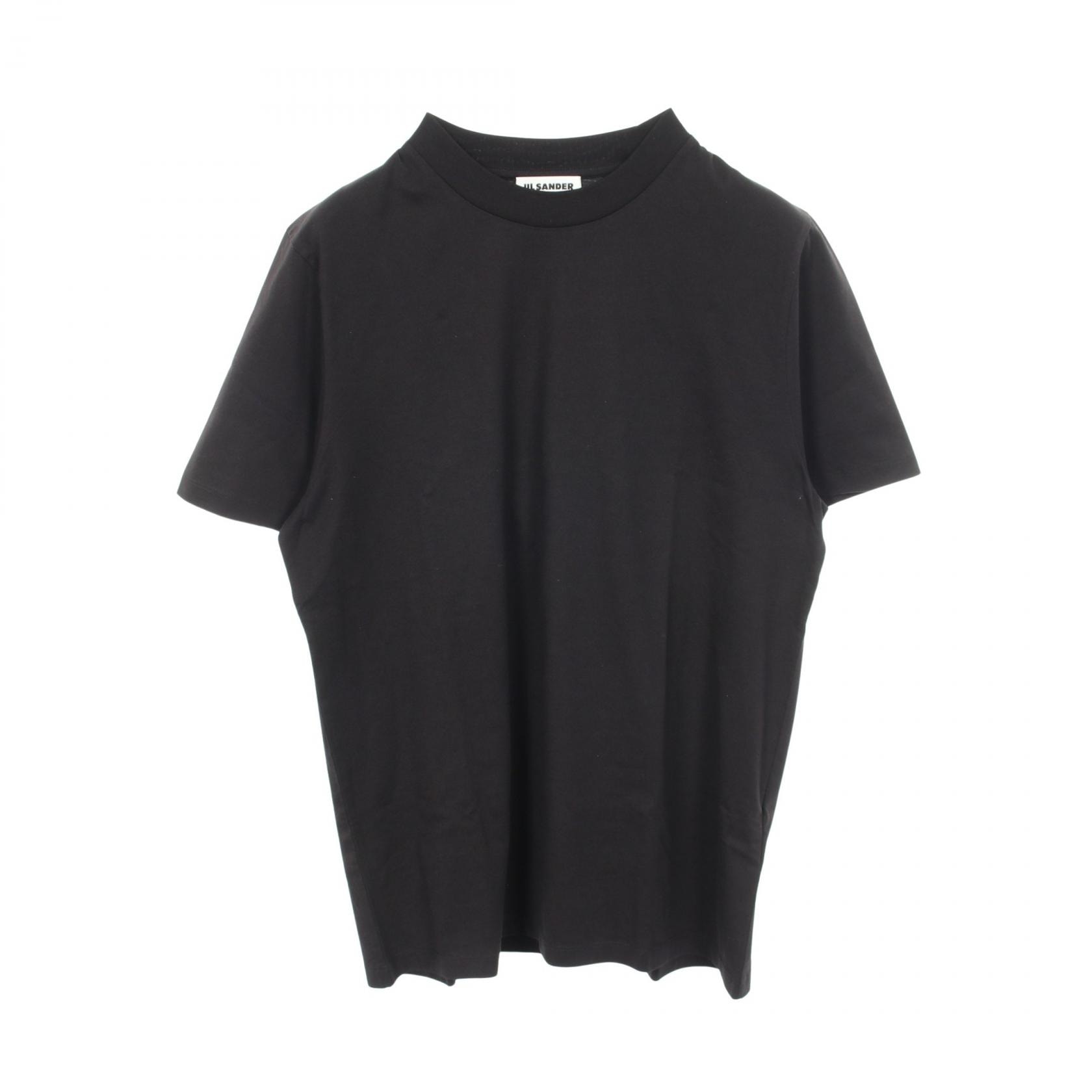 ジルサンダー JIL SANDER クルーネック 半袖Tシャツ 衣料品 トップス コットン メンズ ブラック系 【中古】