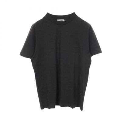 ジルサンダー JIL SANDER クルーネック 半袖Tシャツ 衣料品 トップス コットン メンズ ブラック系 【中古】