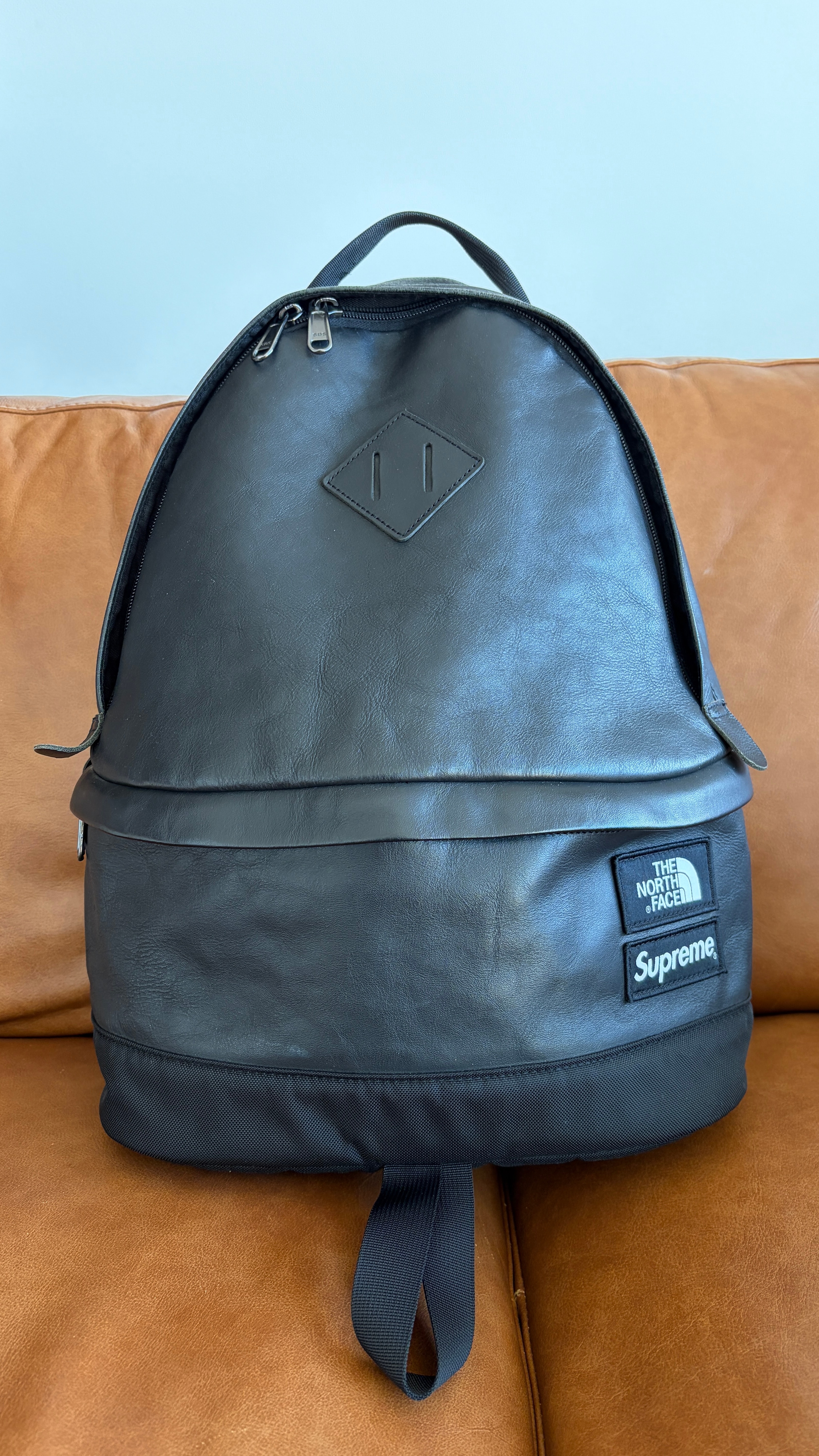 Supreme x The North Face Leather Day Pack "Black"