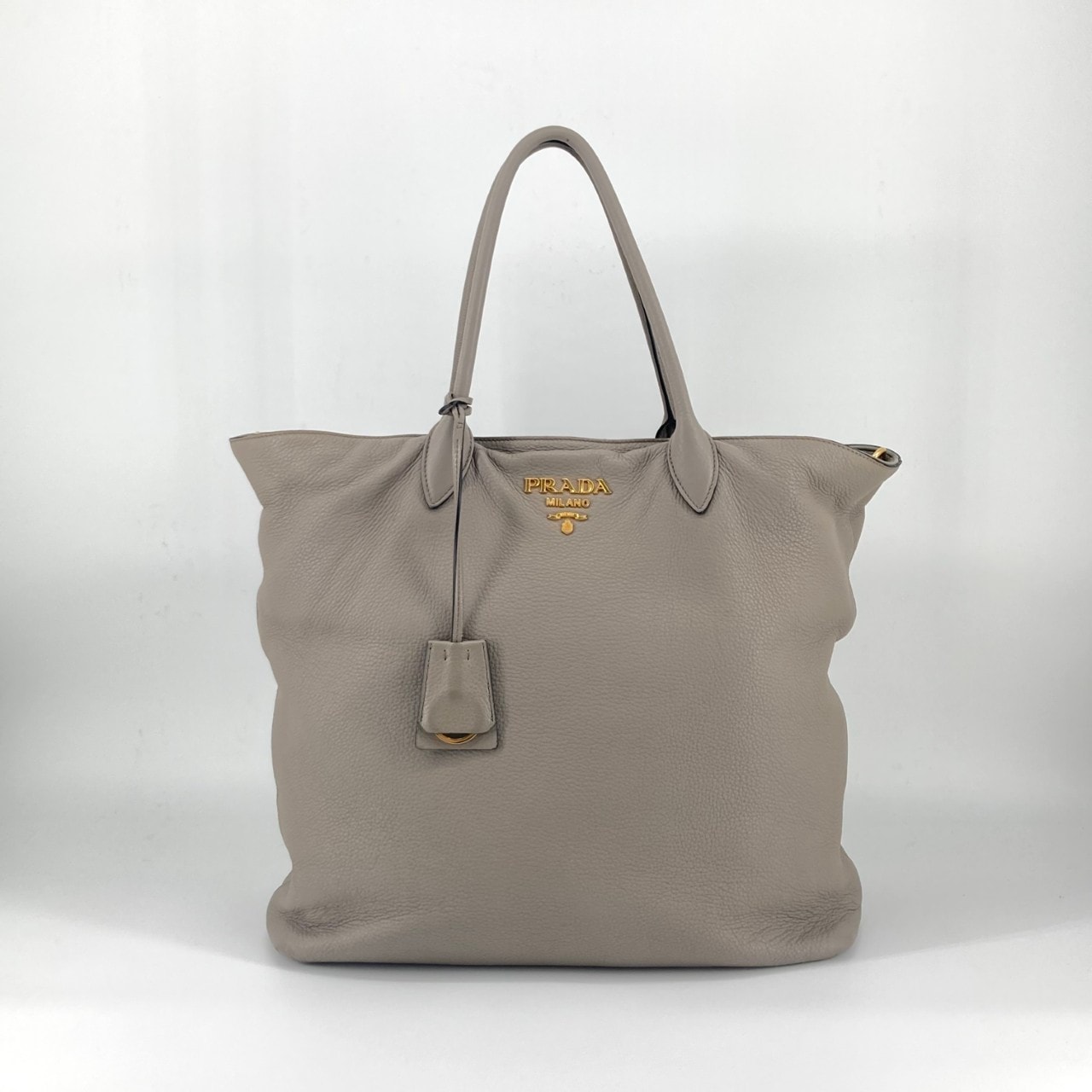 PRADA(プラダ) ヴィッテロ ダイノ レザー 2way 1BA063 トートバッグ グレー