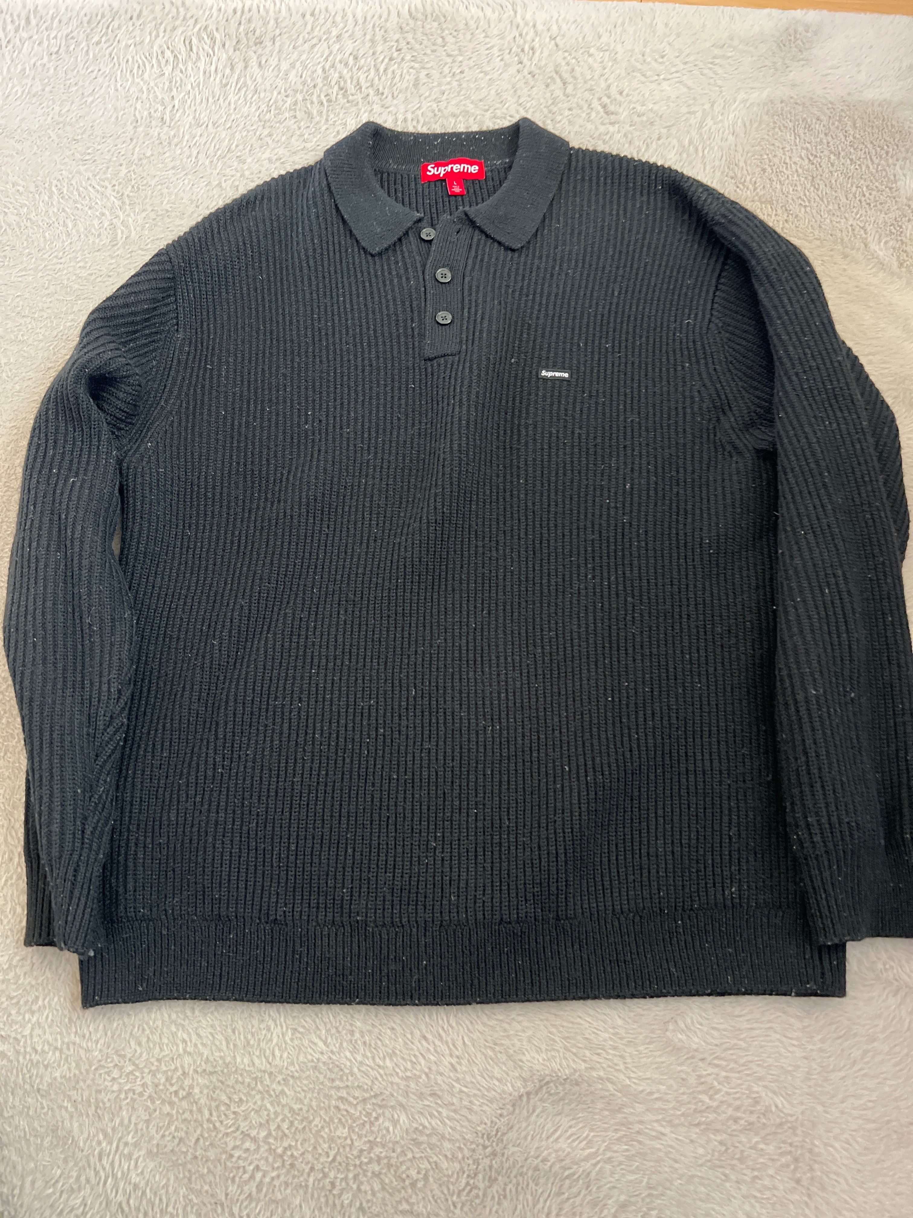 Supreme Small Box Polo Sweater 