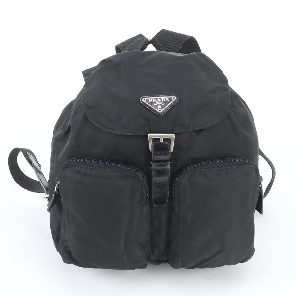 ■極美品 プラダ テスート ナイロントライアングルロゴリュックサック